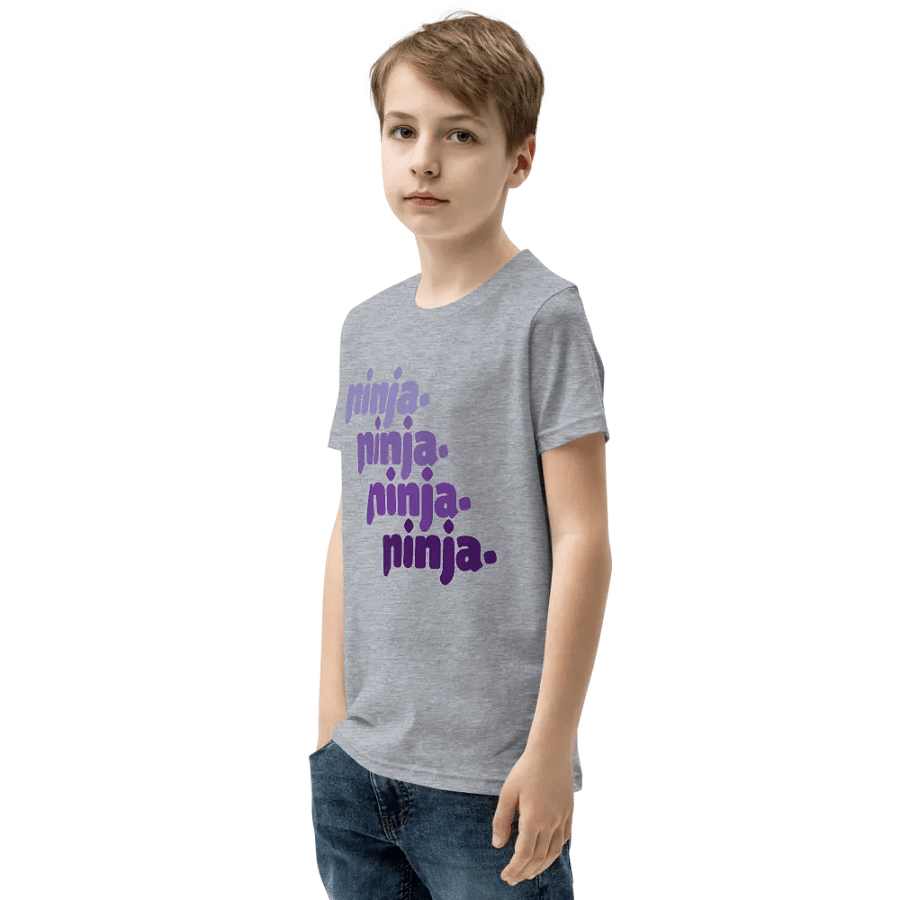 Quad Ninja Kids Tee: Purple product image (5)