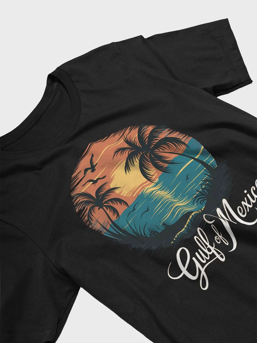 Vintage Gulf of Mexico Sunset T-Shirt – Tropical Beach Palm Tree Graphic product image (13)