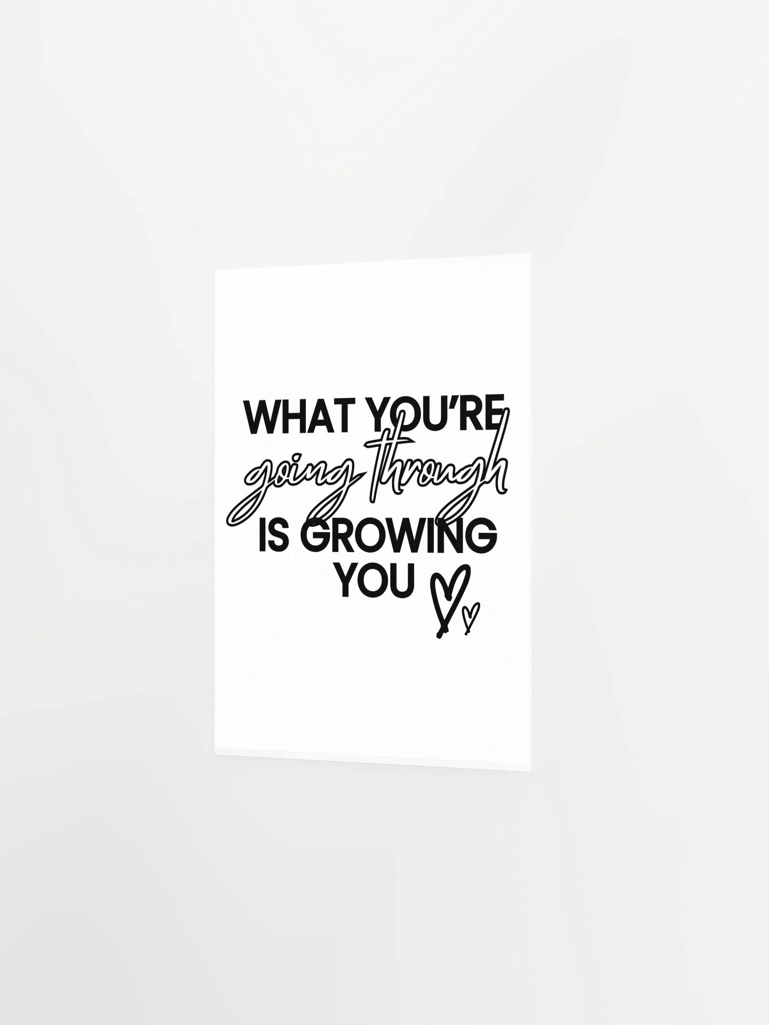 Wall Art 'What You're Going Through' Motivational Poster product image (4)