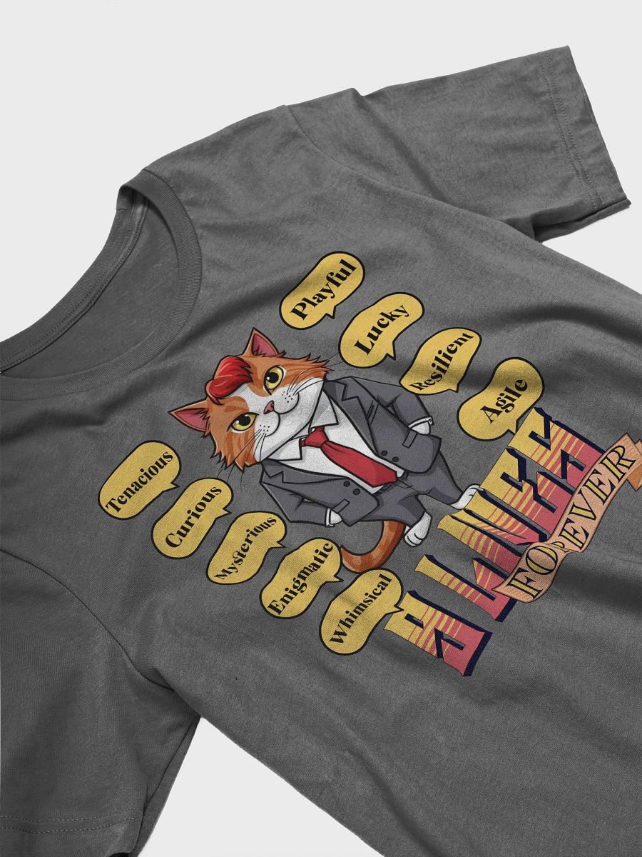 9 Lives Forever Anthro Cat T-Shirt product image (2)