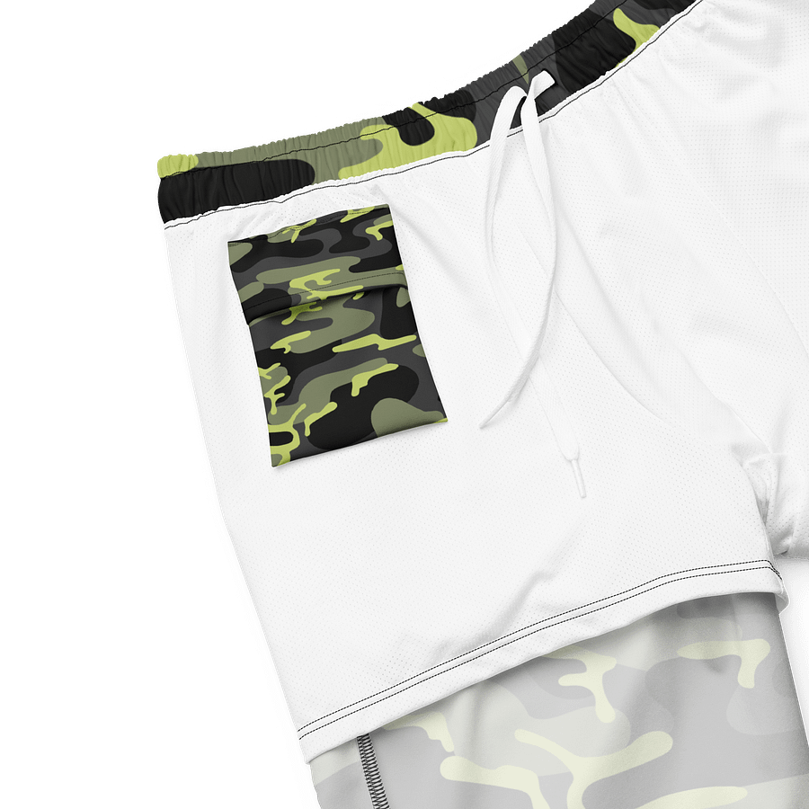 Eco-Friendly Camo Splash Swim Shorts product image (6)