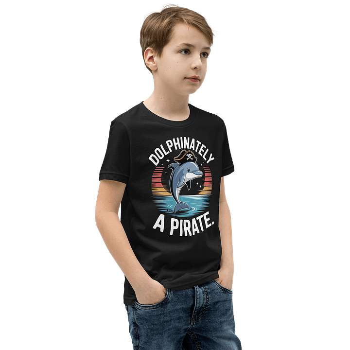 Dolphi-nately a Pirate Youth Tee product image (5)