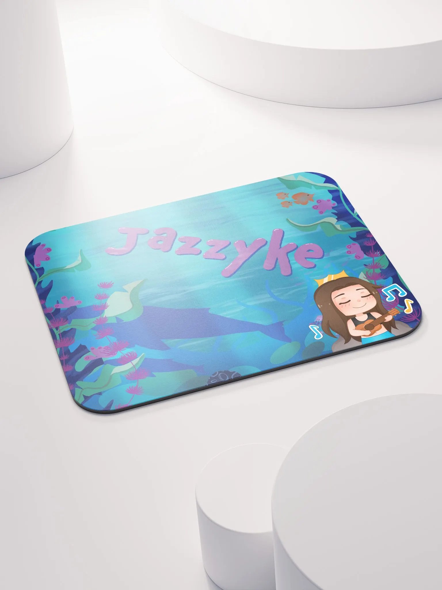 Watery Scène (Logo) ~ Mouse Mat product image (4)