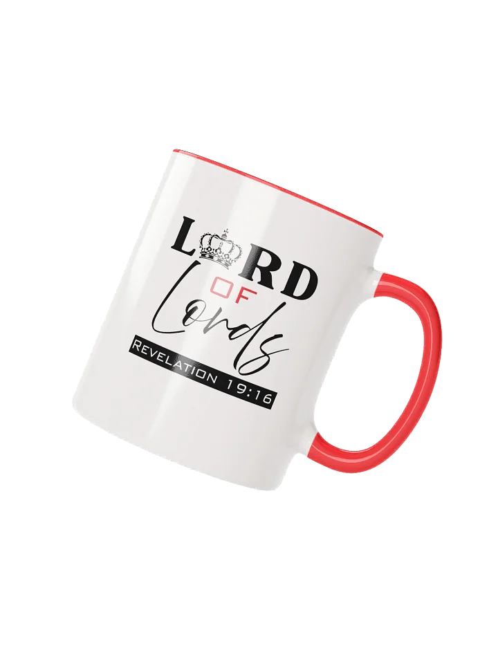 Lord of Lords Christian 11/15 oz Mug with double tone | Jesus Christ Faith Gift | Inspirational Coffee Cup for Believers product image (4)