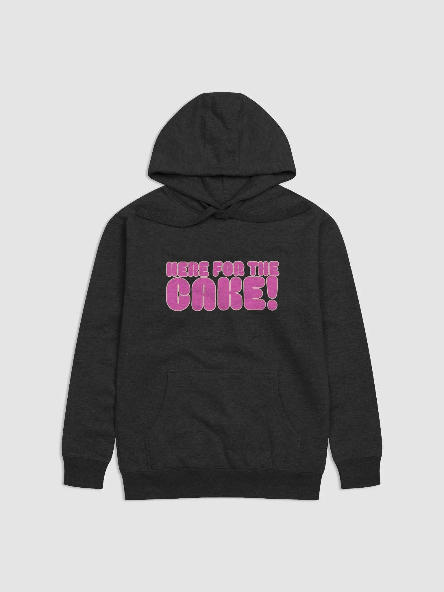 'HERE FOR THE CAKE!' Text Hoodie product image (4)