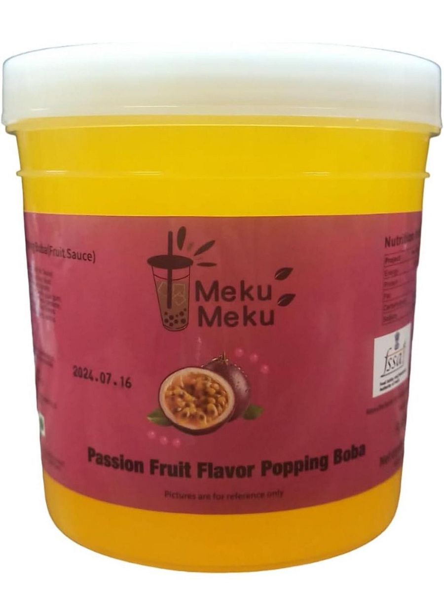 Passion Fruit Popping Boba Crystals Delicious Flavour product image (3)