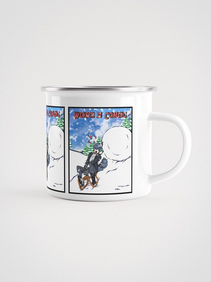 Enamal Winter Is Coming Mug! product image (1)