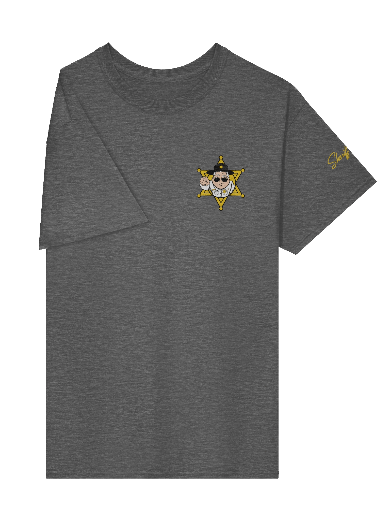 Sheriff Logo And Name Heavyweight T-Shirt by Gildan product image (4)