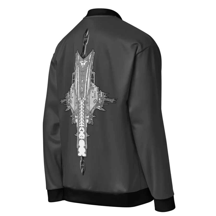 Black Foss double tug Bomber Jacket product image (5)