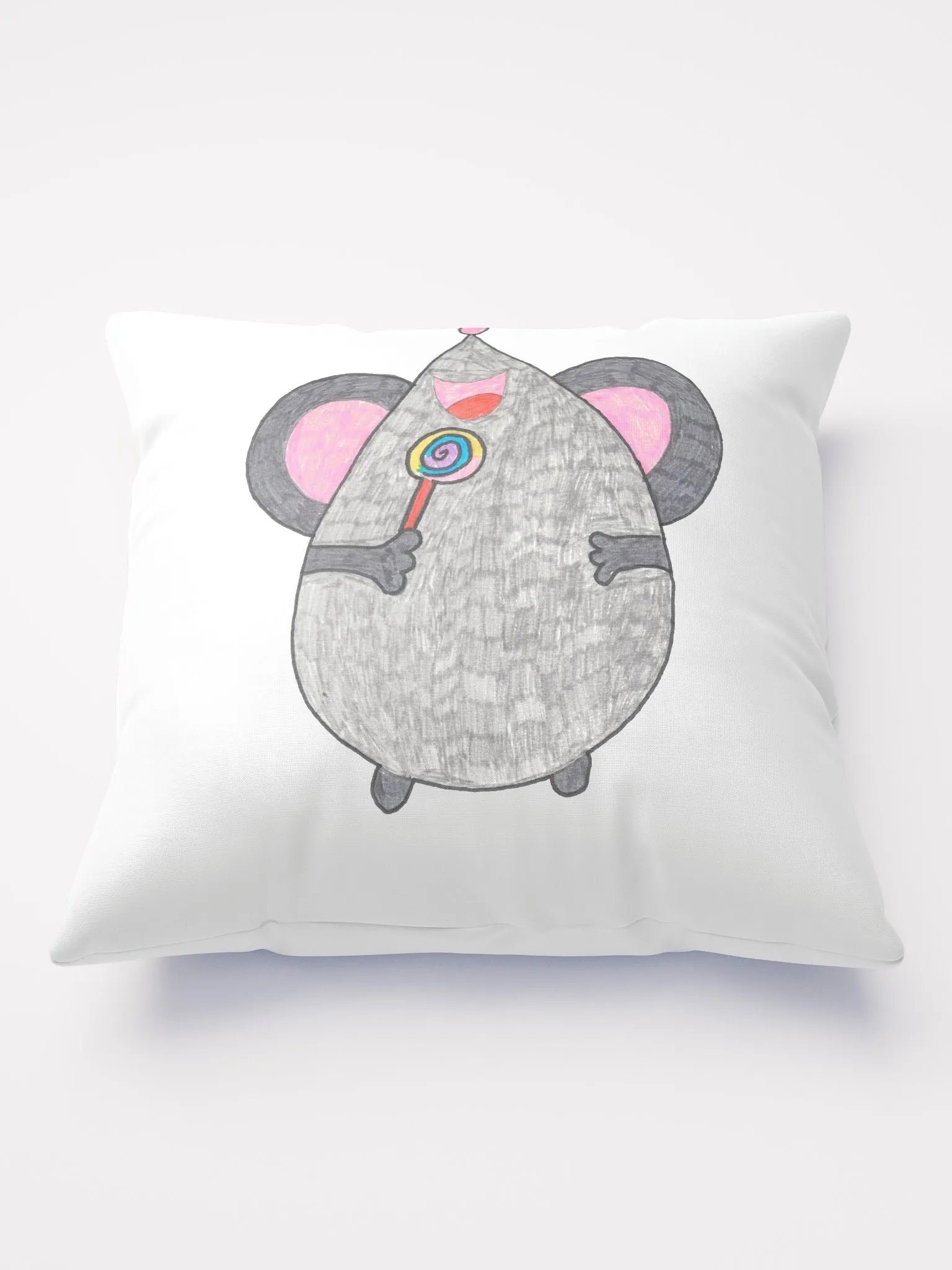 Lollipop mouse pillow product image (2)