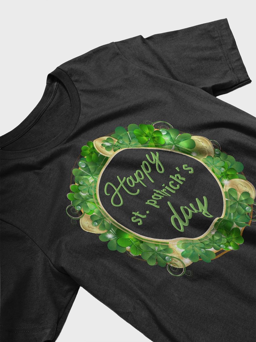 Happy St. Patrick's Day Wreath T-shirt product image (4)
