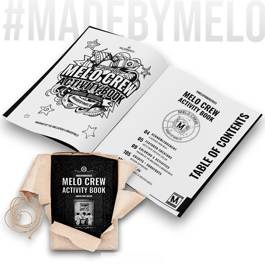 #MELOtober 2023 Melo Crew Activity Book - Print & Digital Bundle | #MadeByMELO product image (3)