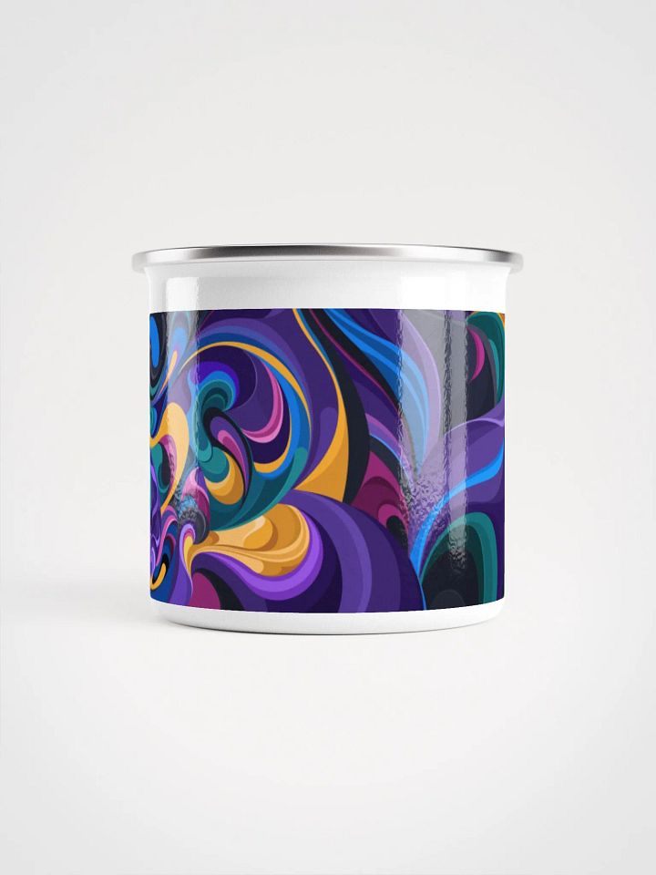 Ethereal Swirl Enamel Mug product image (2)