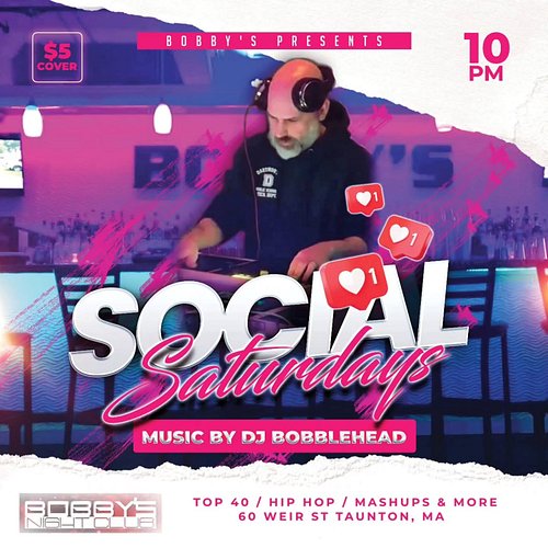 📢 GET READY TAUNTON! 📢 Saturday night, September 6th the only place you need to be is Bobby's Nightclub for SOCIAL SATURDAYS!...