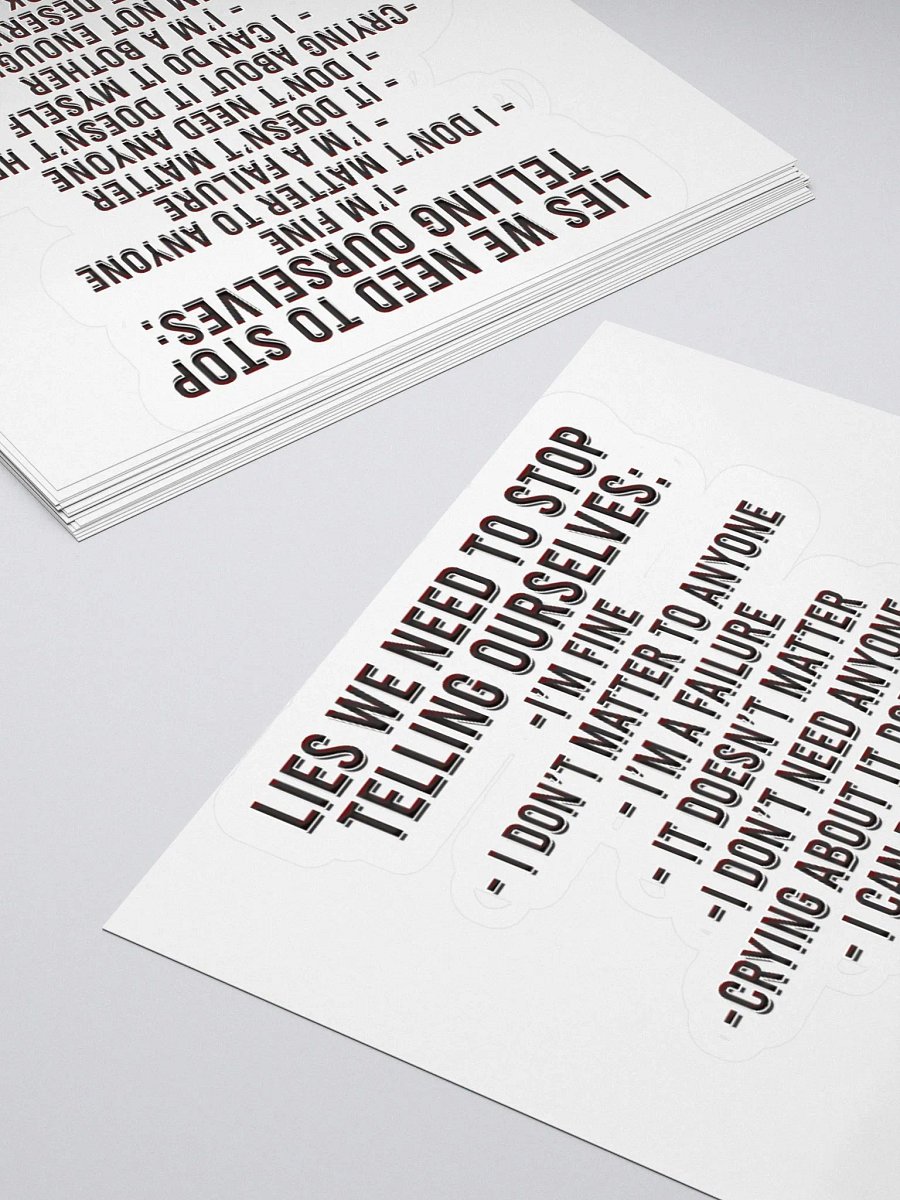 Positivity Lies - Sticker product image (12)