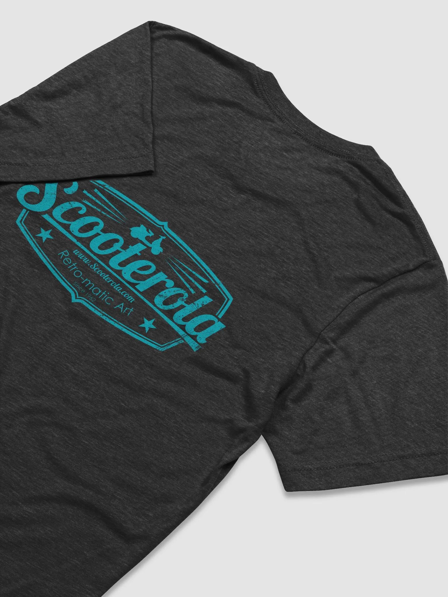 Scooterola Vintage Blue Shield Emblem Tee product image (3)