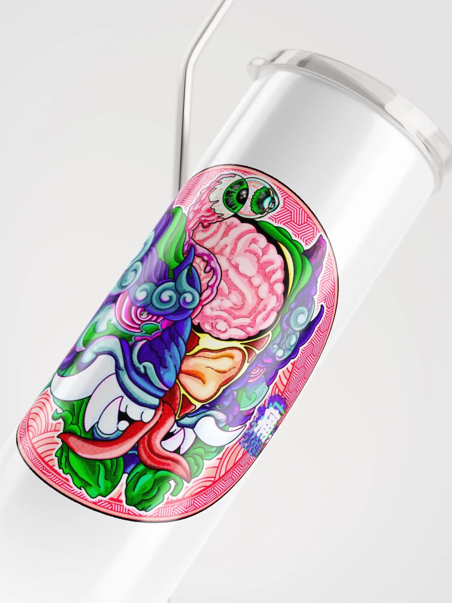 Yokai Migraine: Stainless Steel Tumbler product image (5)