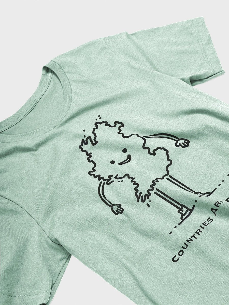 Countries Are People Tee (Light Colors) product image (2)