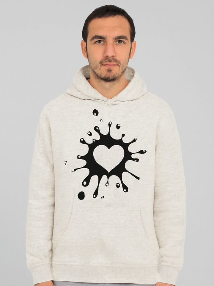 Heartbeat Splatter Premium Hoodie product image (1)