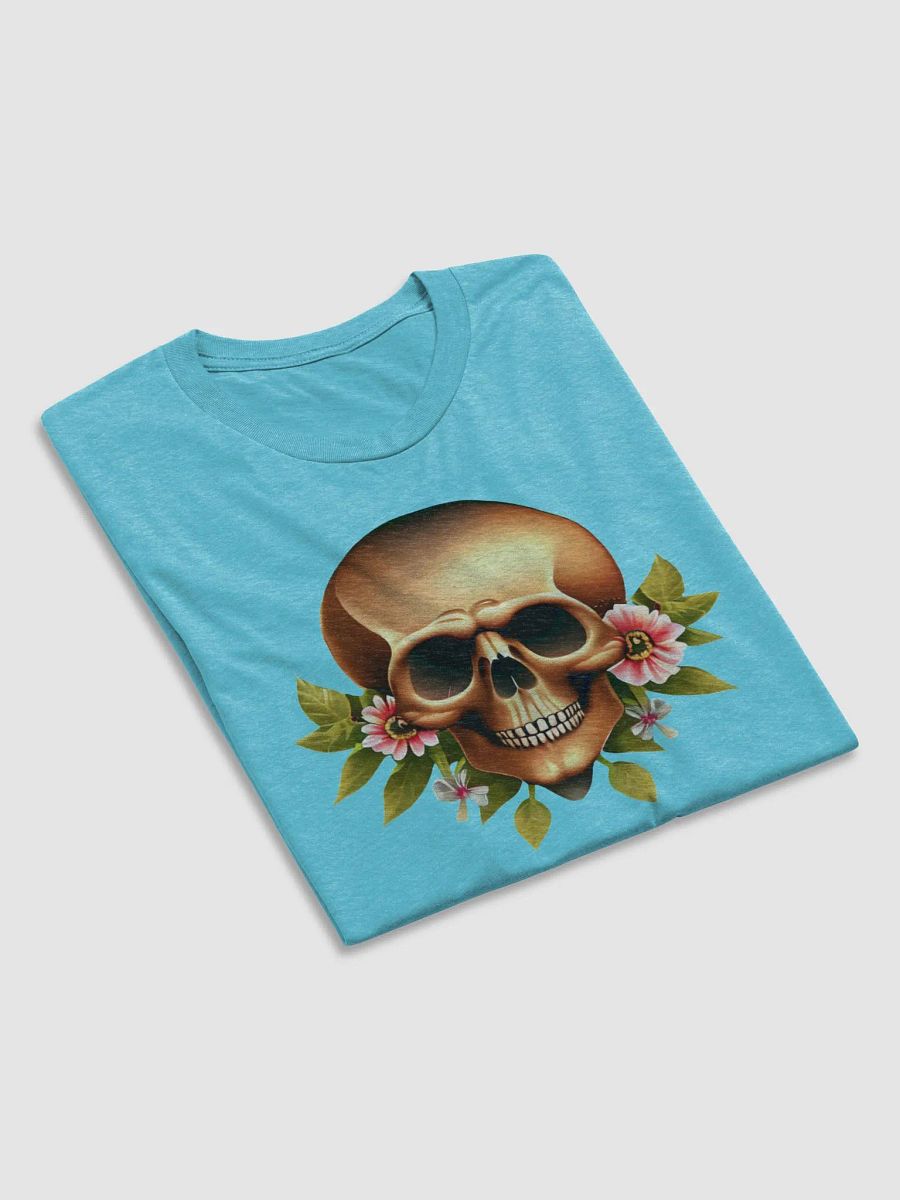 Skull with Nice Flowers Skull, skulls, skull art design, skeleton, skull and bones, scary, skull tattoo, artistic skull, human skull, dark skull, bones, Halloween, flowers product image (28)