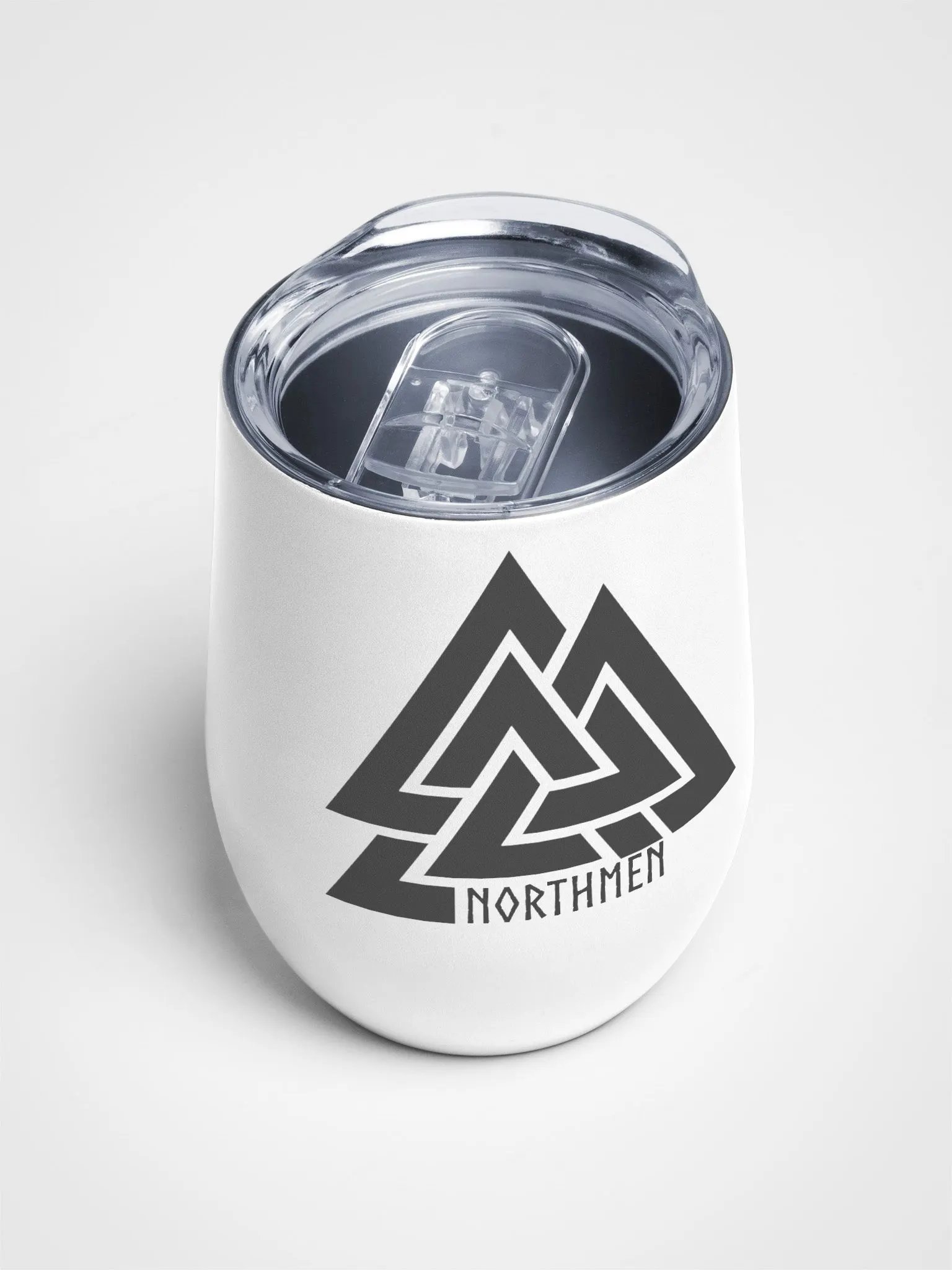 The Northmen Valknut - Grey Stylish - Wine Tumbler product image (4)