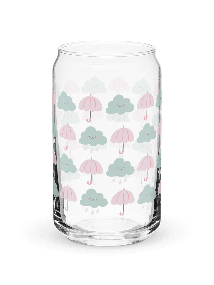 Rainy Day in Pink Glass Tumbler product image (6)