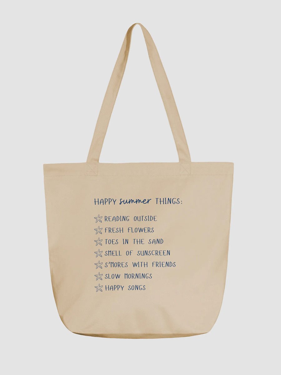 Happy summer things tote bag product image (1)