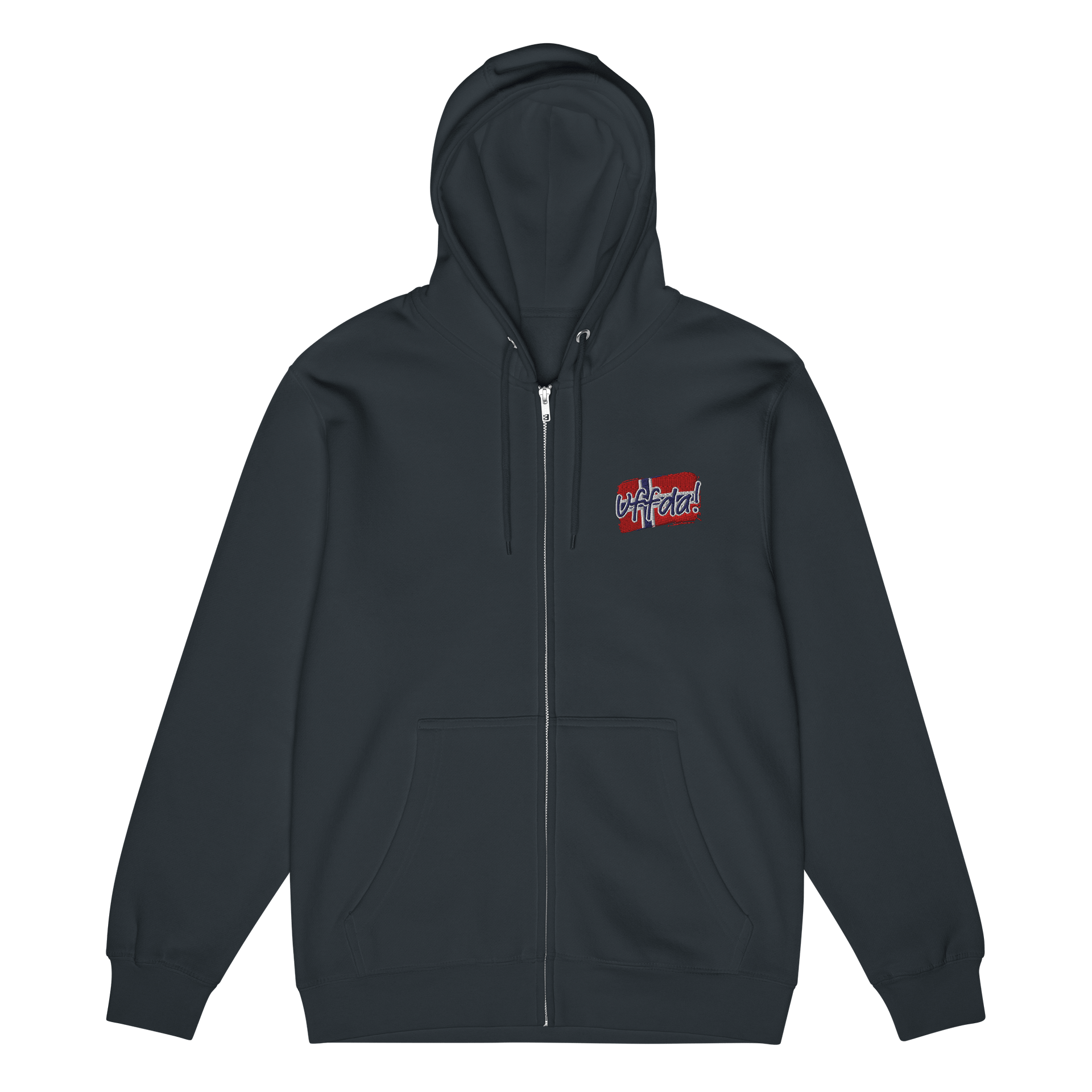 Uff da! Norwegian Flag Full Zip Hoodie product image (6)