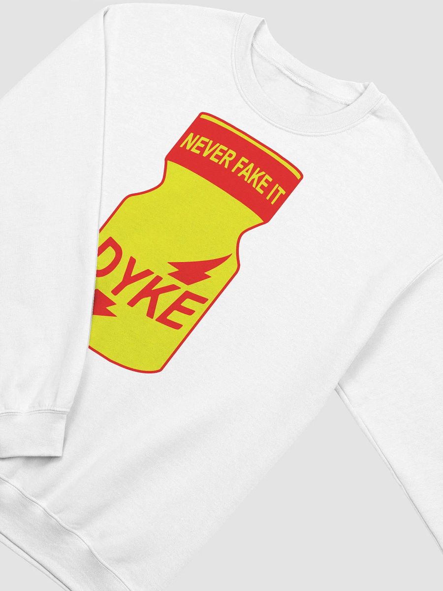 Dyke Poppers Sweatshirt 👃 White product image (3)