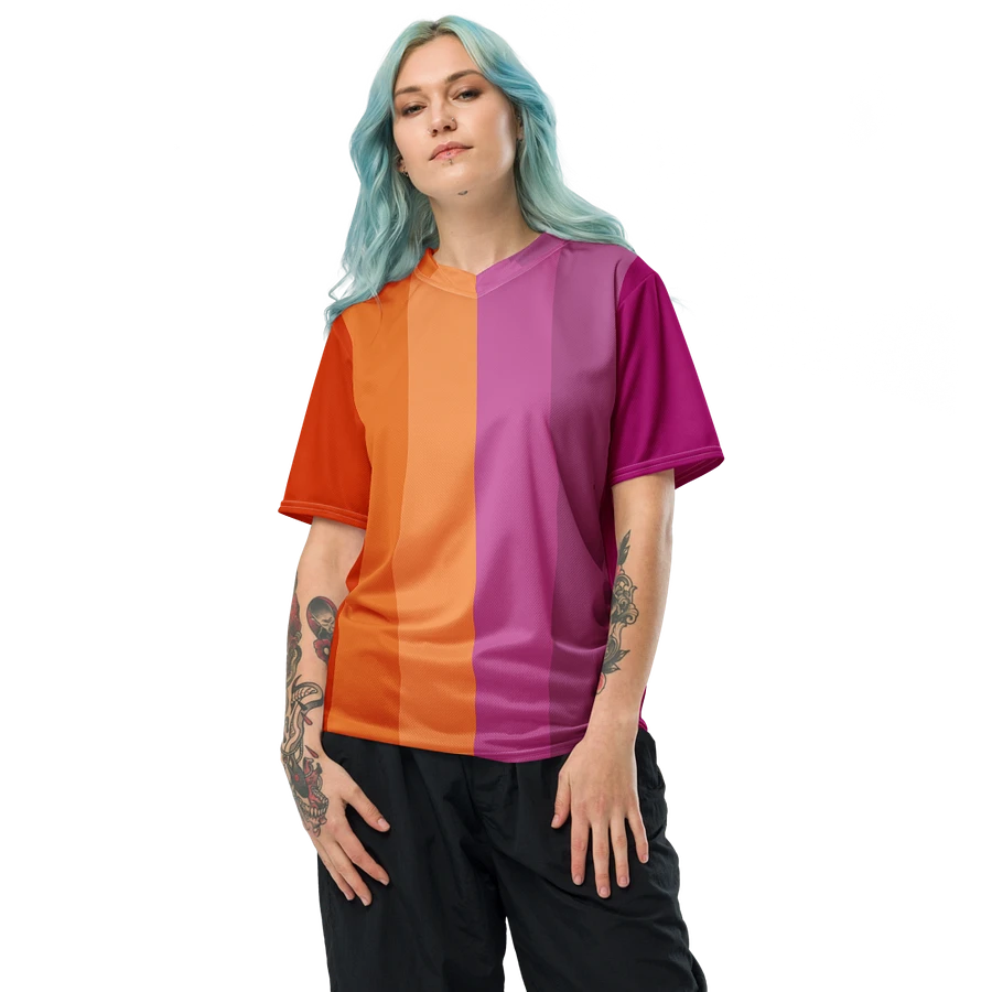 Lesbian Pride Flag - All-Over Print Jersey product image (13)