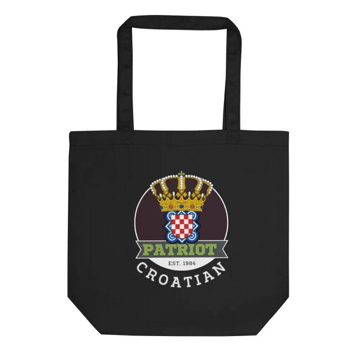 Croatian Patriot Eco Tote Bag product image (3)