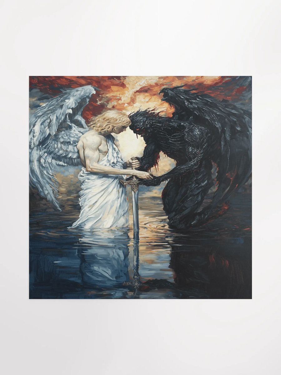 Ethereal Conflict Matte Poster product image (1)