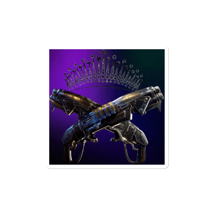 Crowned Shotguns Die-Cut Magnets product image (2)