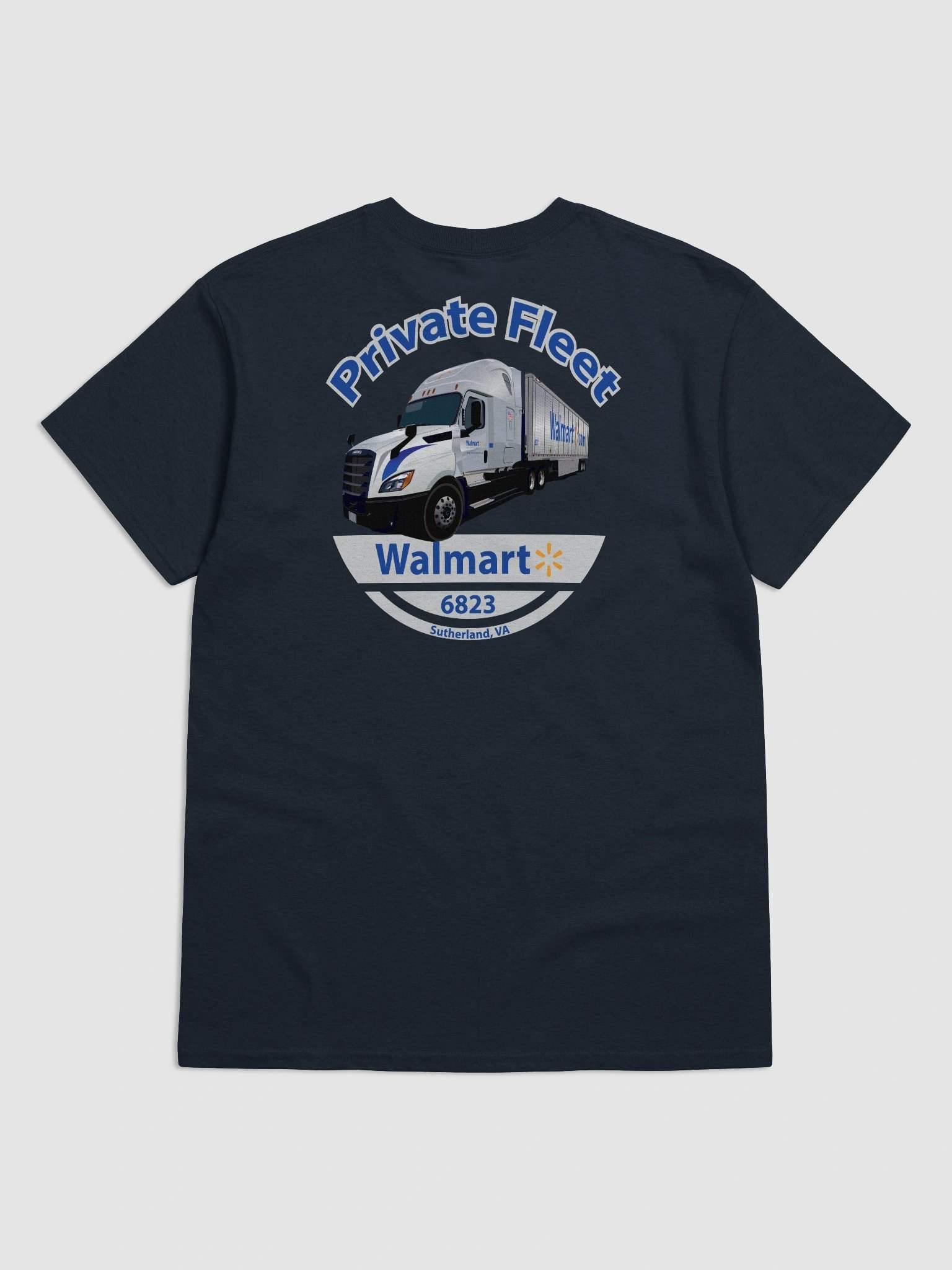 6823 Sutherland Walmart Private Fleet tshirt product image (1)
