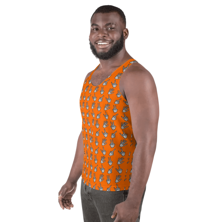 Bone Zone pattern tank top product image (4)