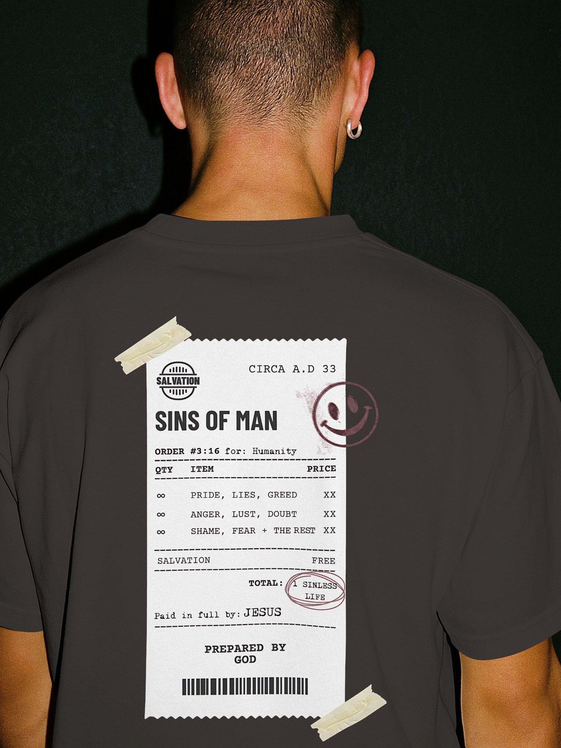 YHWH - "Paid in Full" Slim Fit T Shirt product image (7)