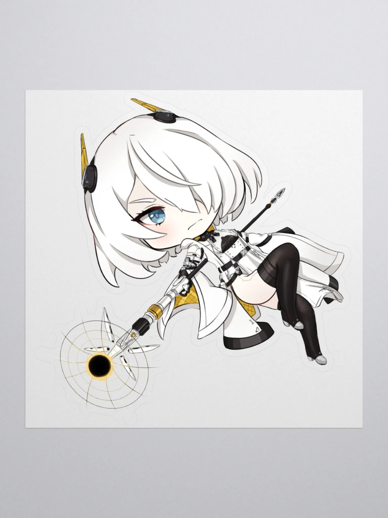 Cassini Casting gravity anomaly Kiss Cut Stickers product image (1)