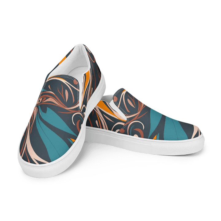 Ethereal Swirl Canvas Slip-Ons product image (1)