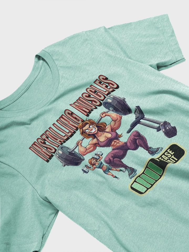 Installing Muscles Weightlifter Female Soft Tee product image (2)