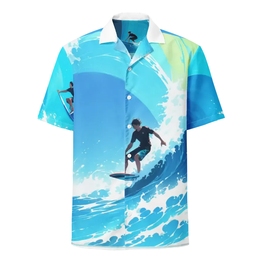 Surfer Hawaiian Shirt – Lightweight Summer Style product image (7)