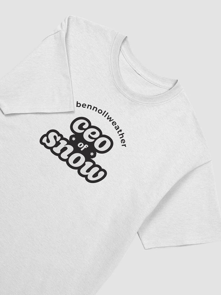 CEO of snow t-shirt - black logo product image (24)