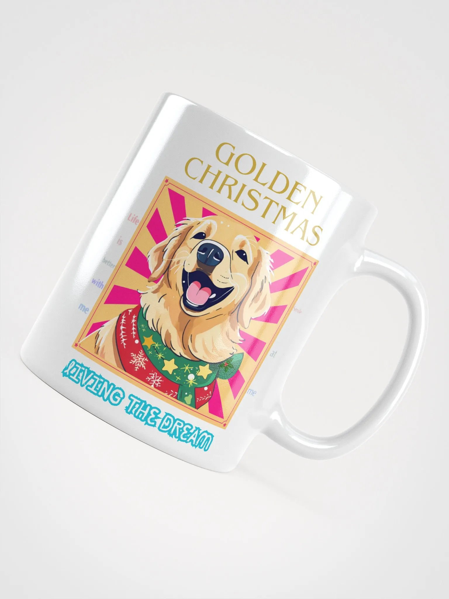 Golden Christmas Dream Mug product image (4)