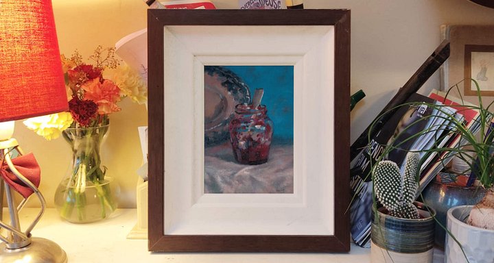 171112 Jar of Sunshine Still Life. Original Study Artwork. product image (2)