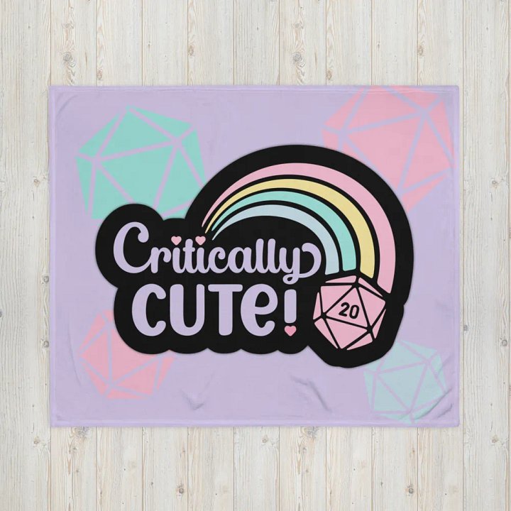 Critically Cute Throw Blanket product image (1)