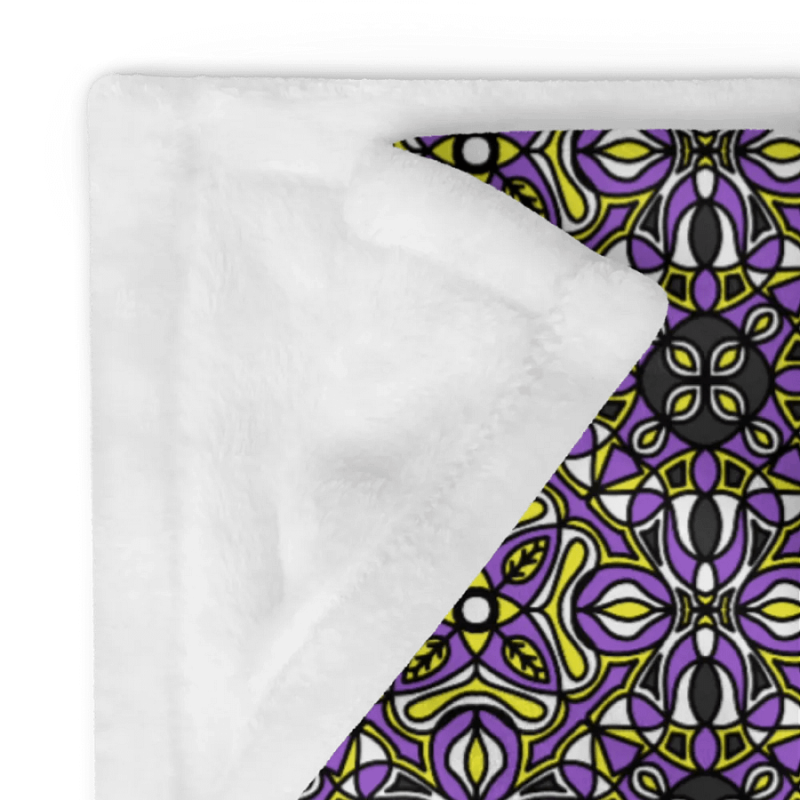 Non-Binary Abstract Cozy Blanket product image (6)