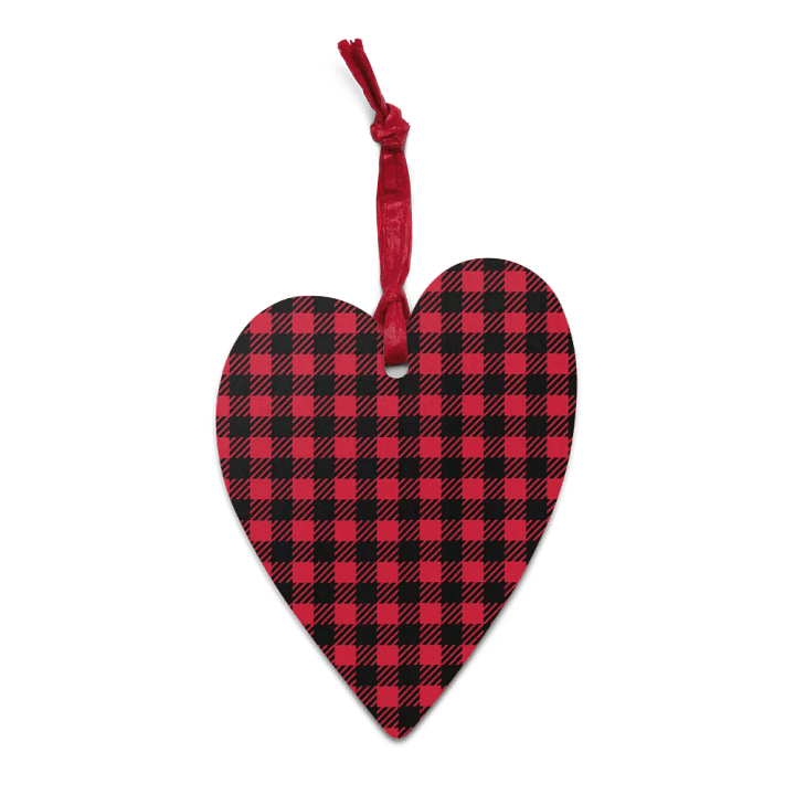 Wooden Ornaments - Red style product image (2)