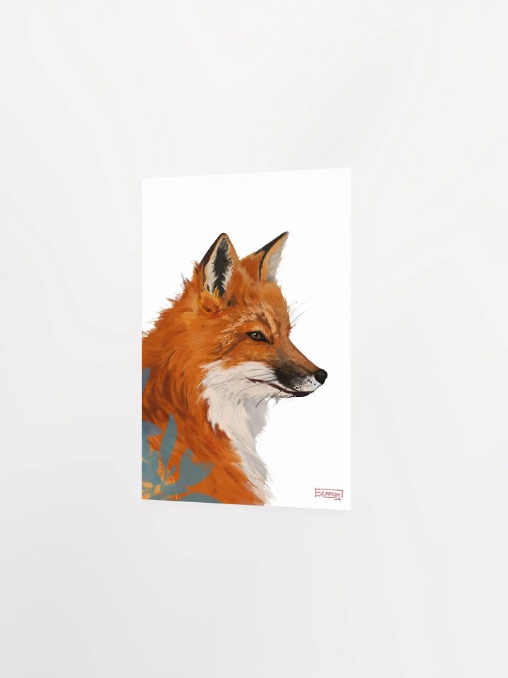 Flower Fox Poster product image (2)
