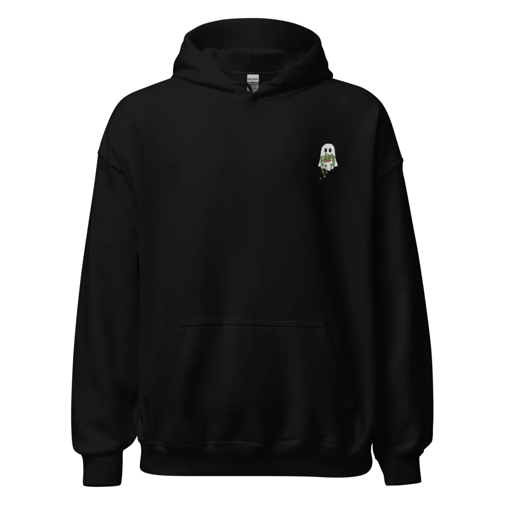 plant ghostie embroidered hoodie product image (1)