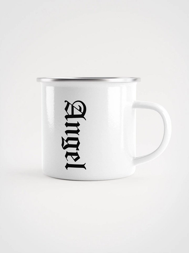 Creation of Chaos Enamel Mug - Black Print product image (1)