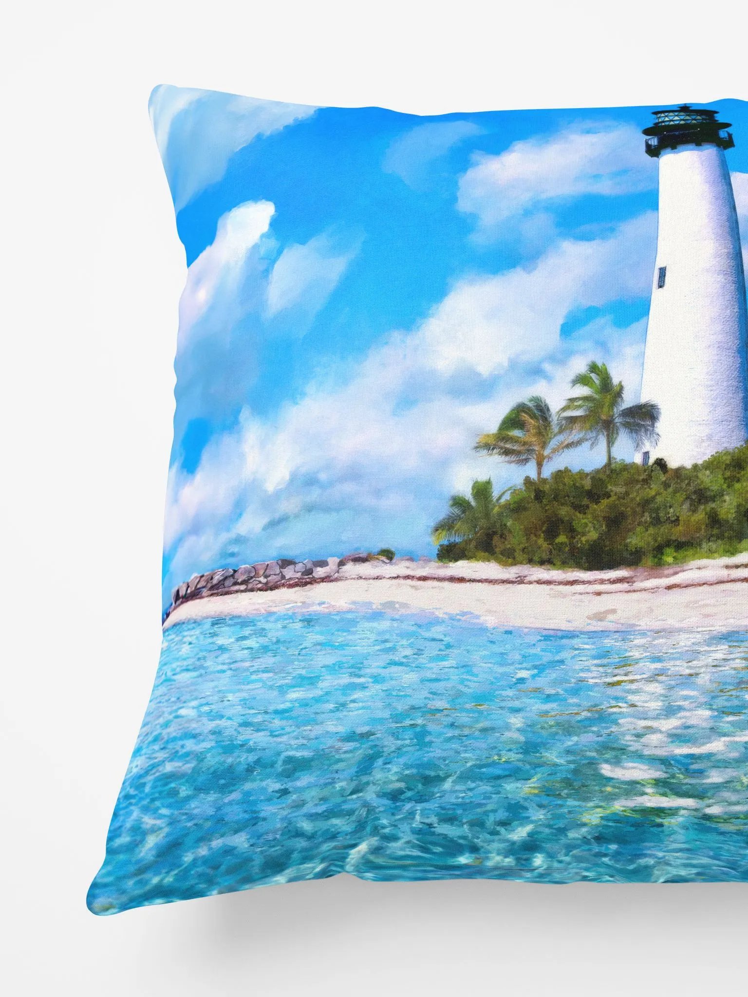 Cape Florida Lighthouse Throw Pillow product image (4)